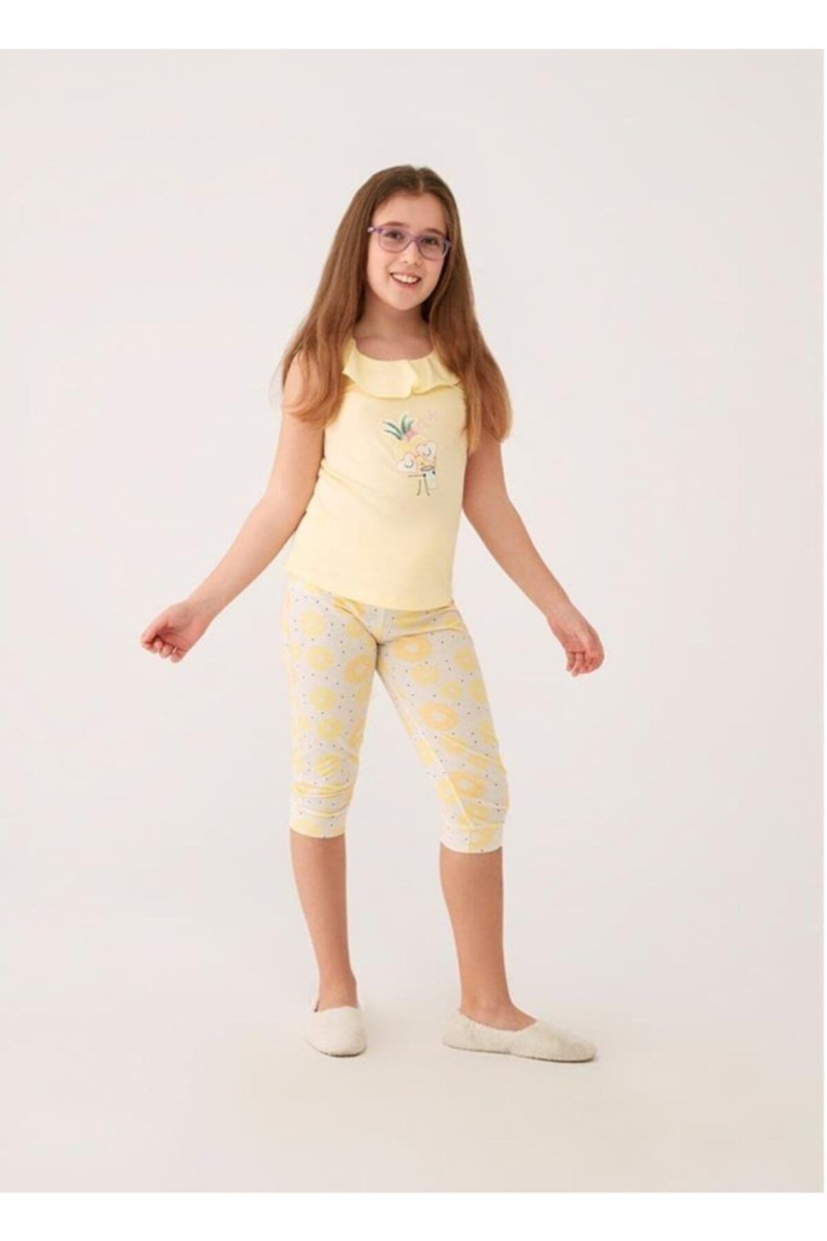 Dagi Pyjama Gelb Unifarben