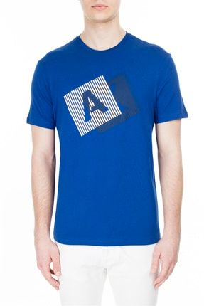 Erkek Mavi T-Shirt 3HZTGF ZJH4Z 1511