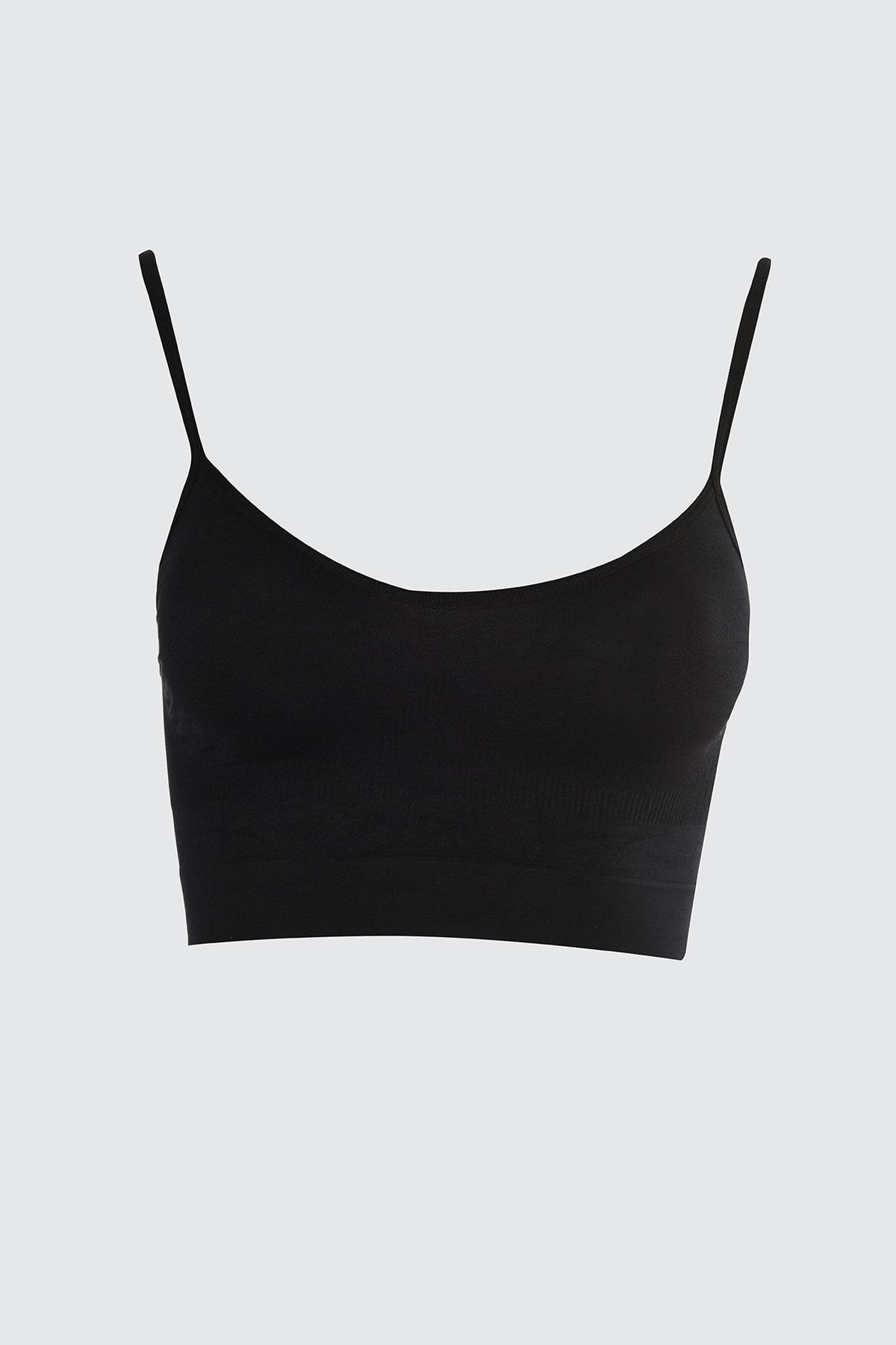 Trendyol Collection-Schwarzes nahtloses String-Bustier - THMAW21BS0002 6