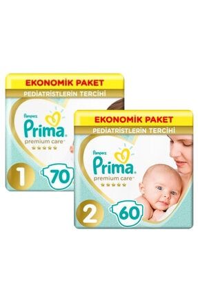 Premium Care Ekonomik Paket 1 Beden 70 Adet + 2 Beden 60 Adet 126527
