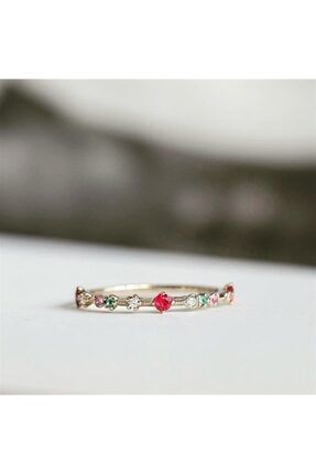 Cem Aykan Kuyumculuk Green Topaz Sevilla Tektas Yuzuk Ak336 Trendyol