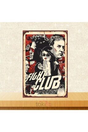 Fight Club 20-30 cm Retro Ahşap Poster SLNS360-173