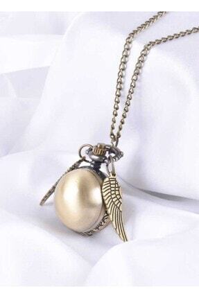 Hediye Deposu Kanatli Altin Snitch Tasarimli Harry Potter Koleksiyonu Saat Kolye Trendyol
