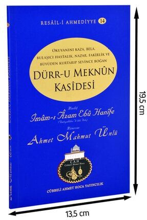 Cubbeli Ahmet Hoca Yayincilik Cubbeli Ahmed Hoca Mevlid I Serif Kiraati Kitabi 1171 Trendyol
