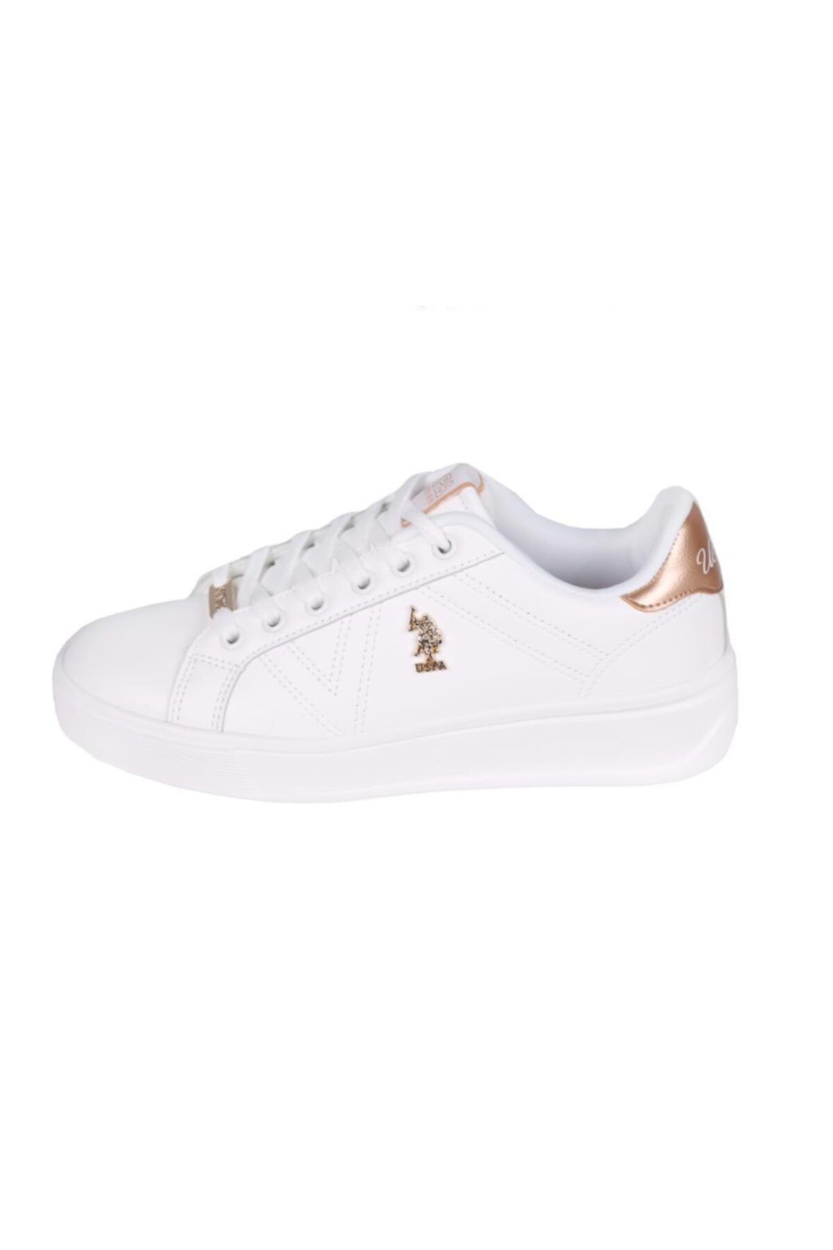 اسنیکر سفید زنانه کفش ورزشی اورجینال U.S. Polo Assn.