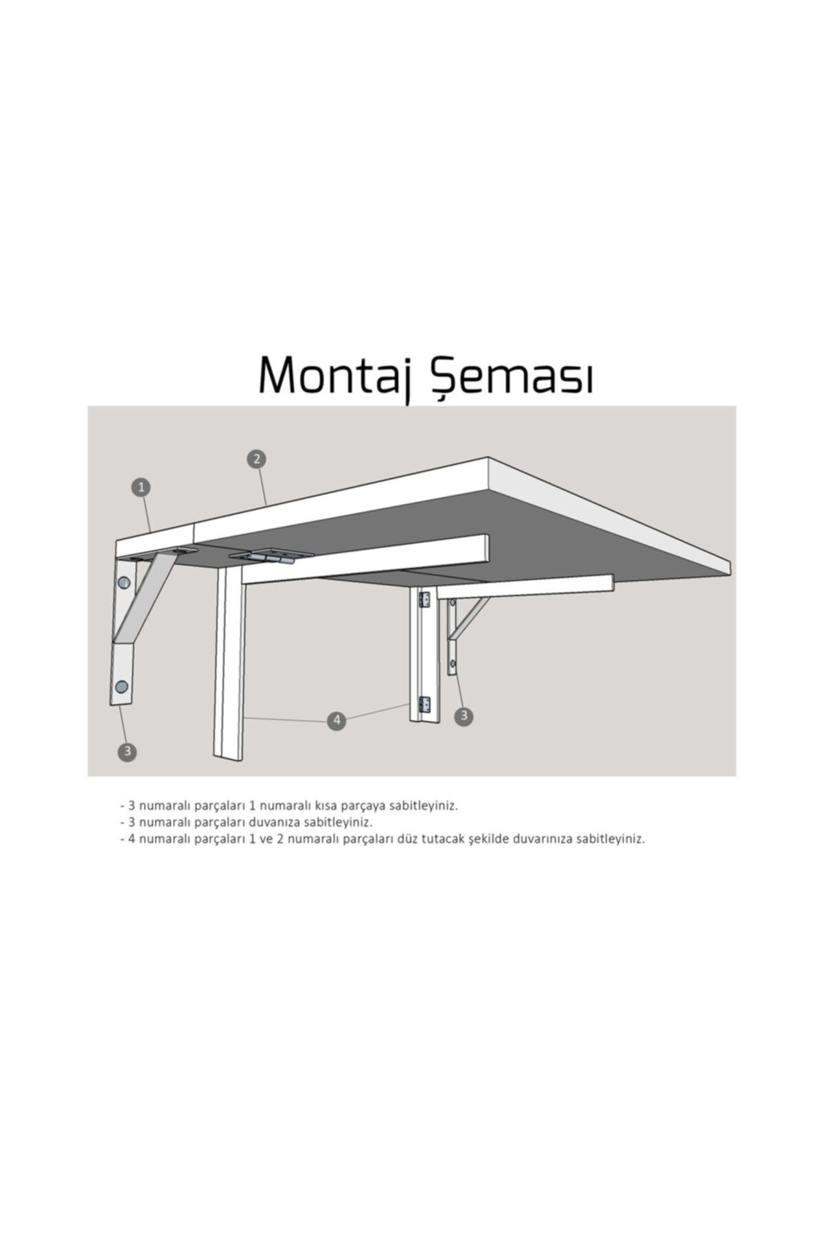 ankaflex duvara monteli katlanir mutfak masasi calisma masasi 60x90 cm fiyati yorumlari trendyol