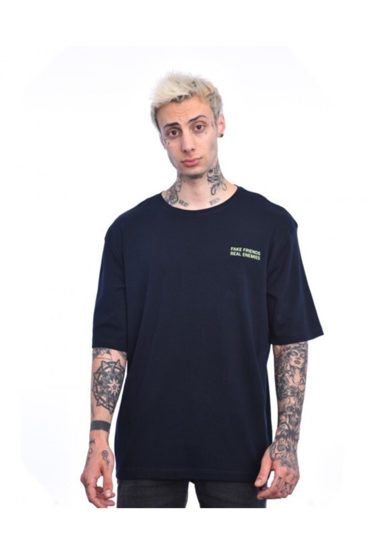 Troublemaker Unisex Lacivert Fake