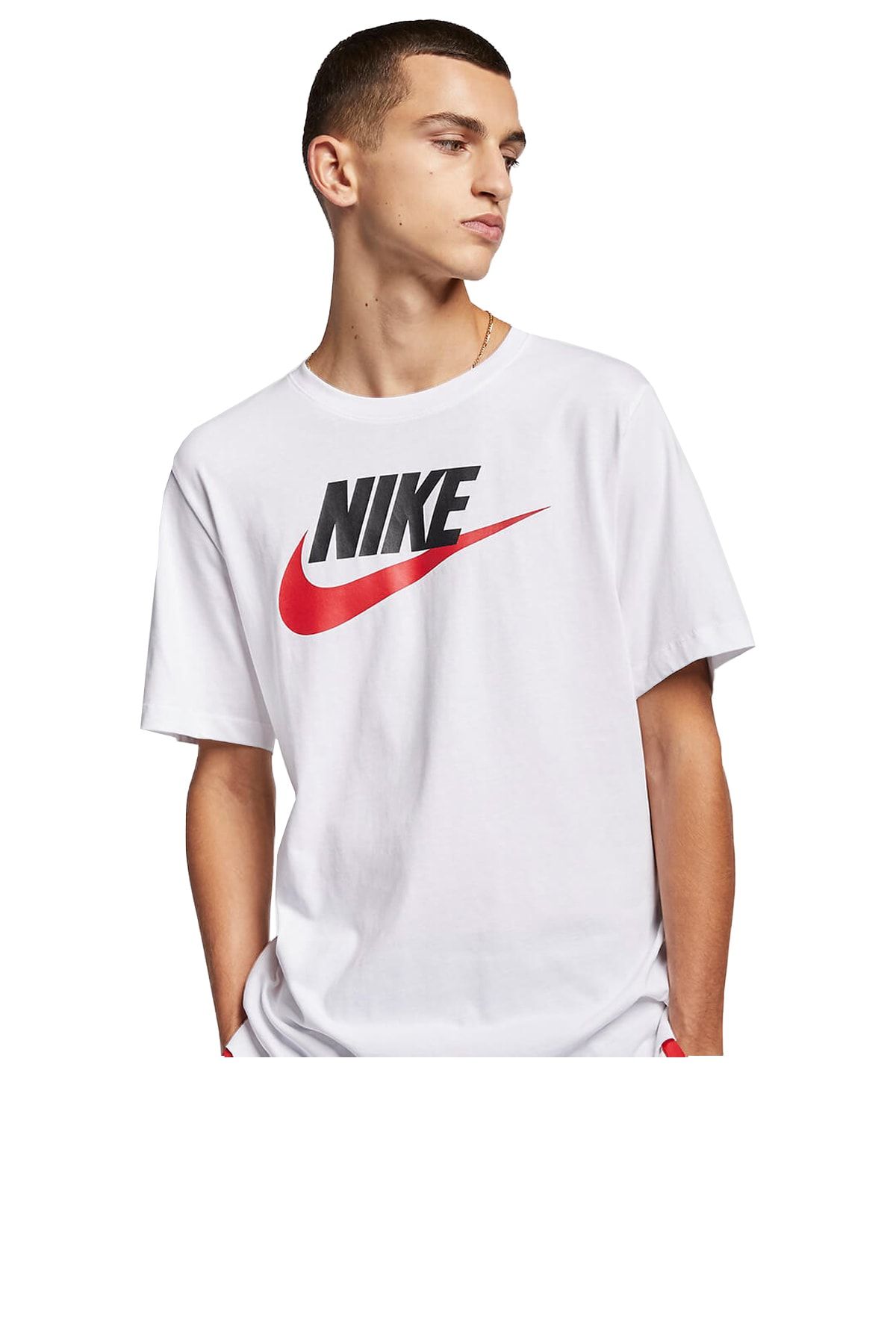 T-Shirt Nike Sportswear 100% Coton pour Homme - AR5004-101 - Blanc