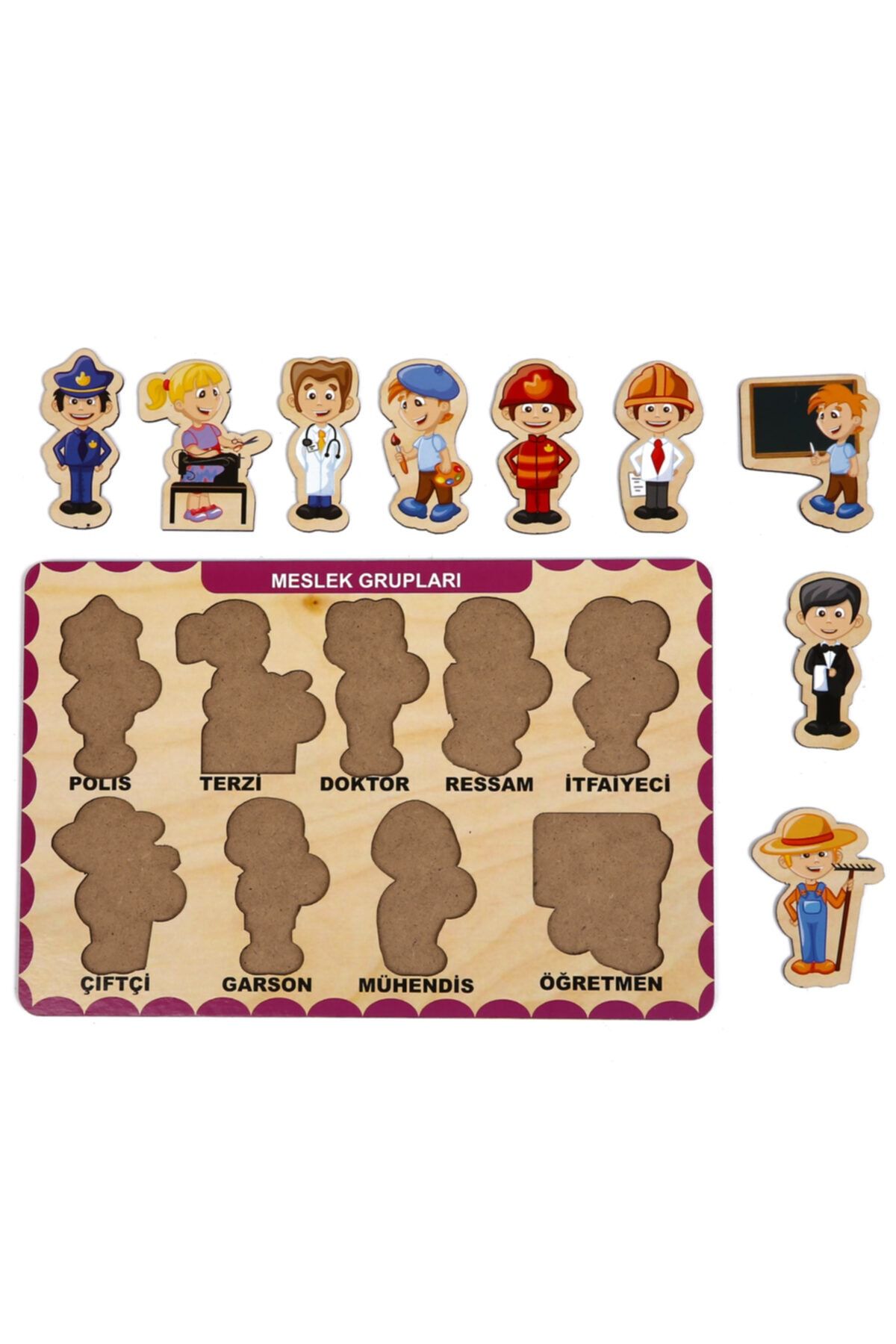 MAKETÇİNİZ-Professional Groups Find Wood - Tak Puzzle 2