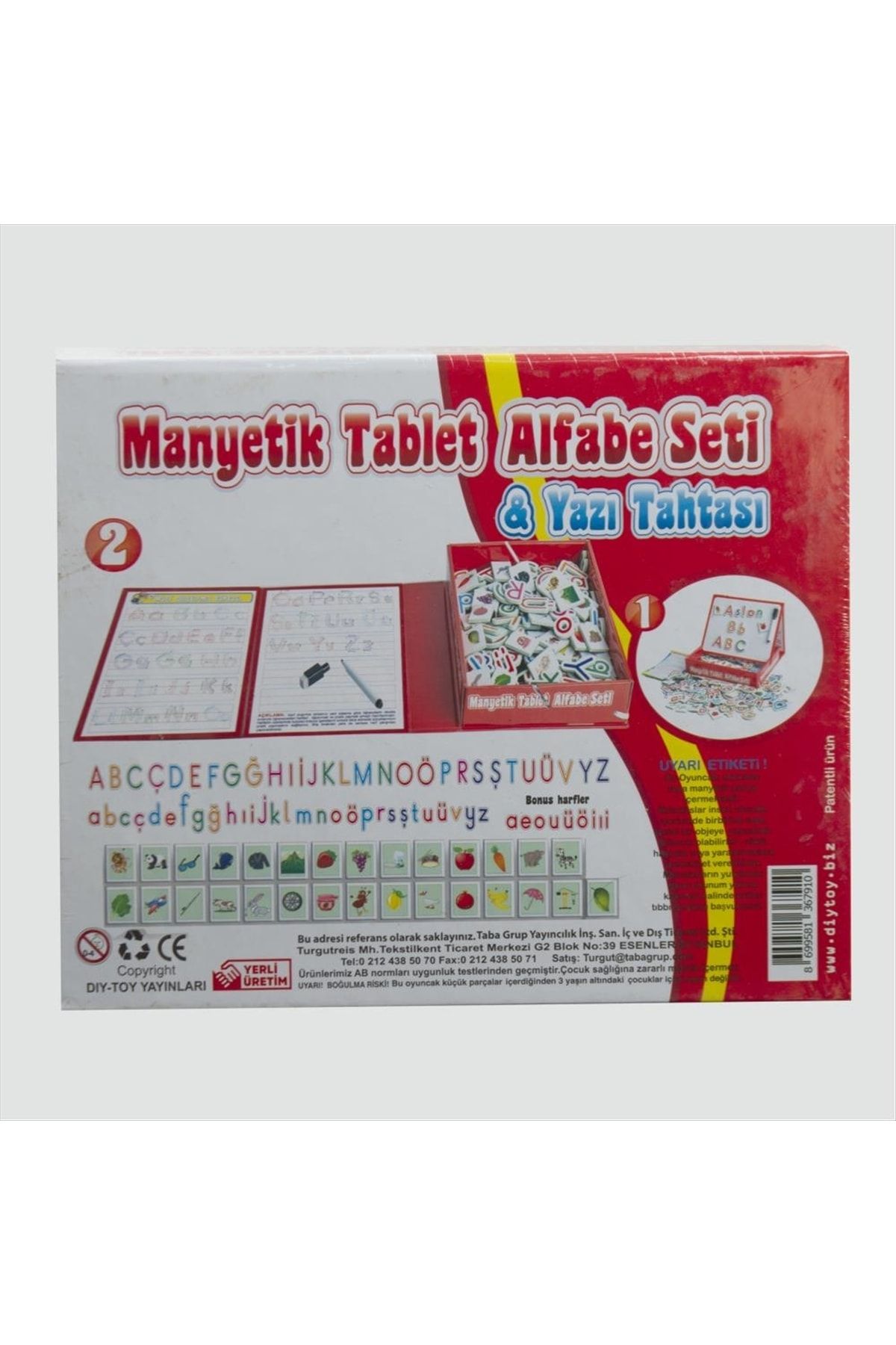 manyetik tablet alfabe seti 7910
