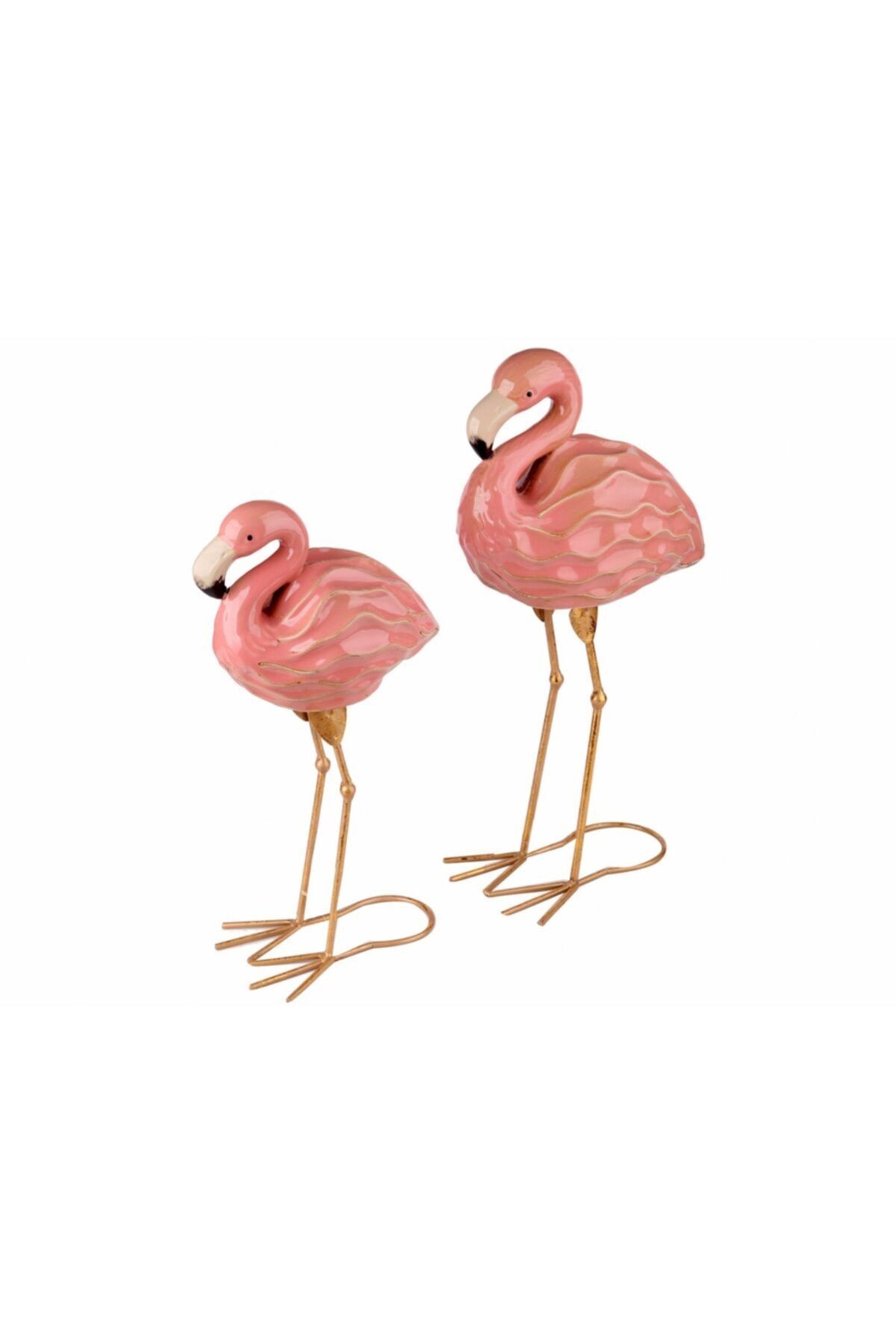 Kokosh Home 2'li Seramik Flamingo