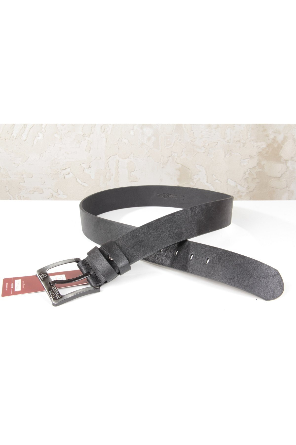 کمربند مردانه مشکی TOM FREE DENIM GİYİM | K12 اورجینال - تصویر 4