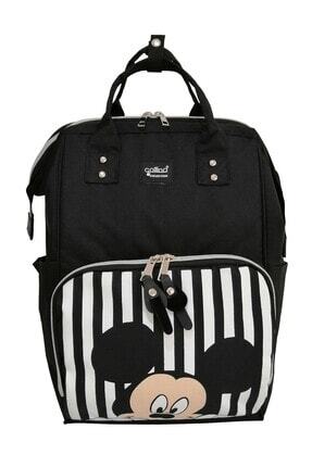 Papyon Baby Kids Mickey Mouse Anne Bebek Bakim Sirt Cantasi Biberon Termoslu Sivi Gecirmez Puset Aski Aparatli Trendyol