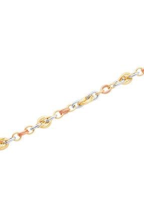 Diamond Line Gulaylar Altin 14 Ayar Hollow Bileklik Trendyol