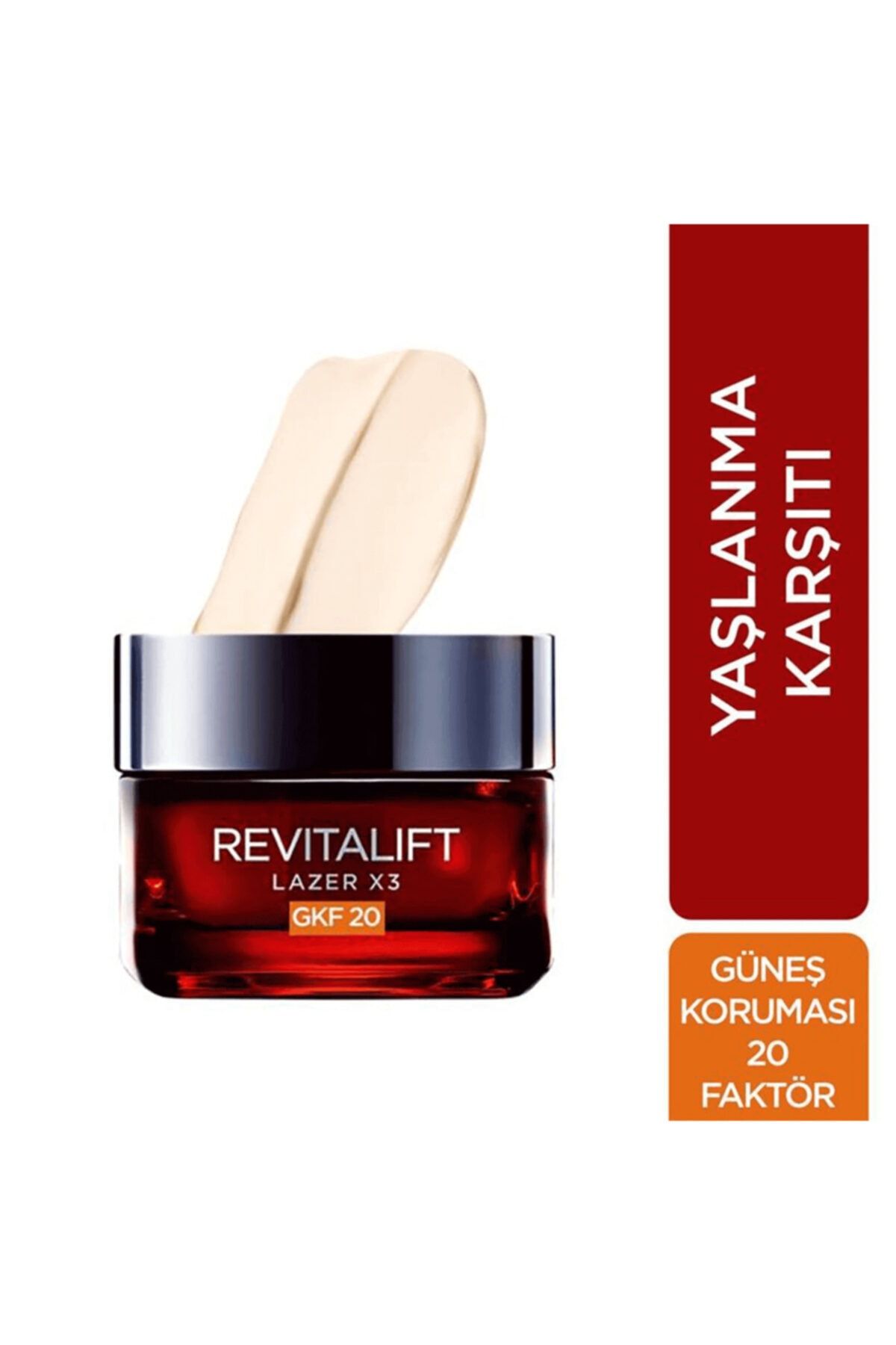 L'Oreal Paris کرم مراقبت از پوست ضد پیری پاریس دیرمو رویتالیفت لیزر ایکس3 50 میلی لیتر