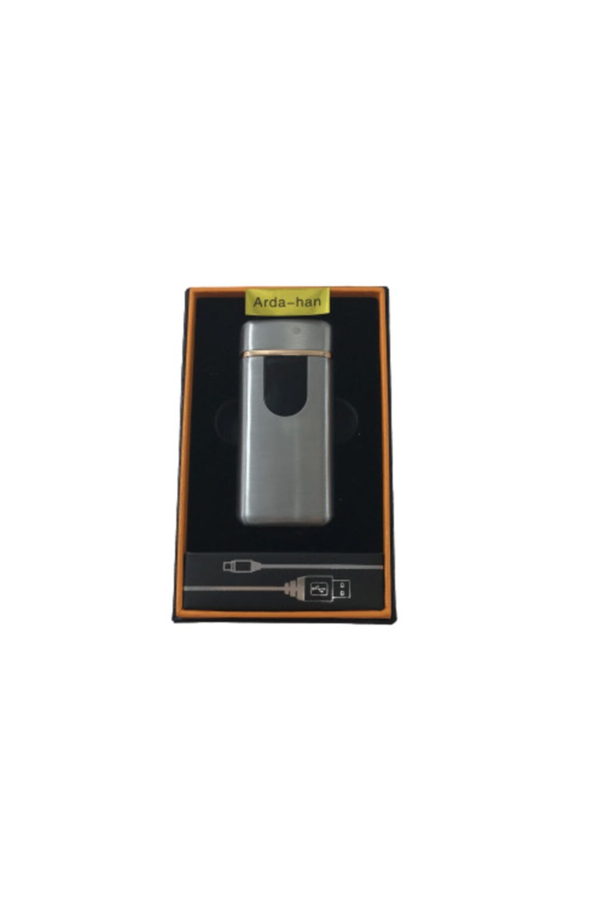 Elektronik Alevsiz Çakmak Usb Şarjlı Dokunmatik Led Ekran - 2