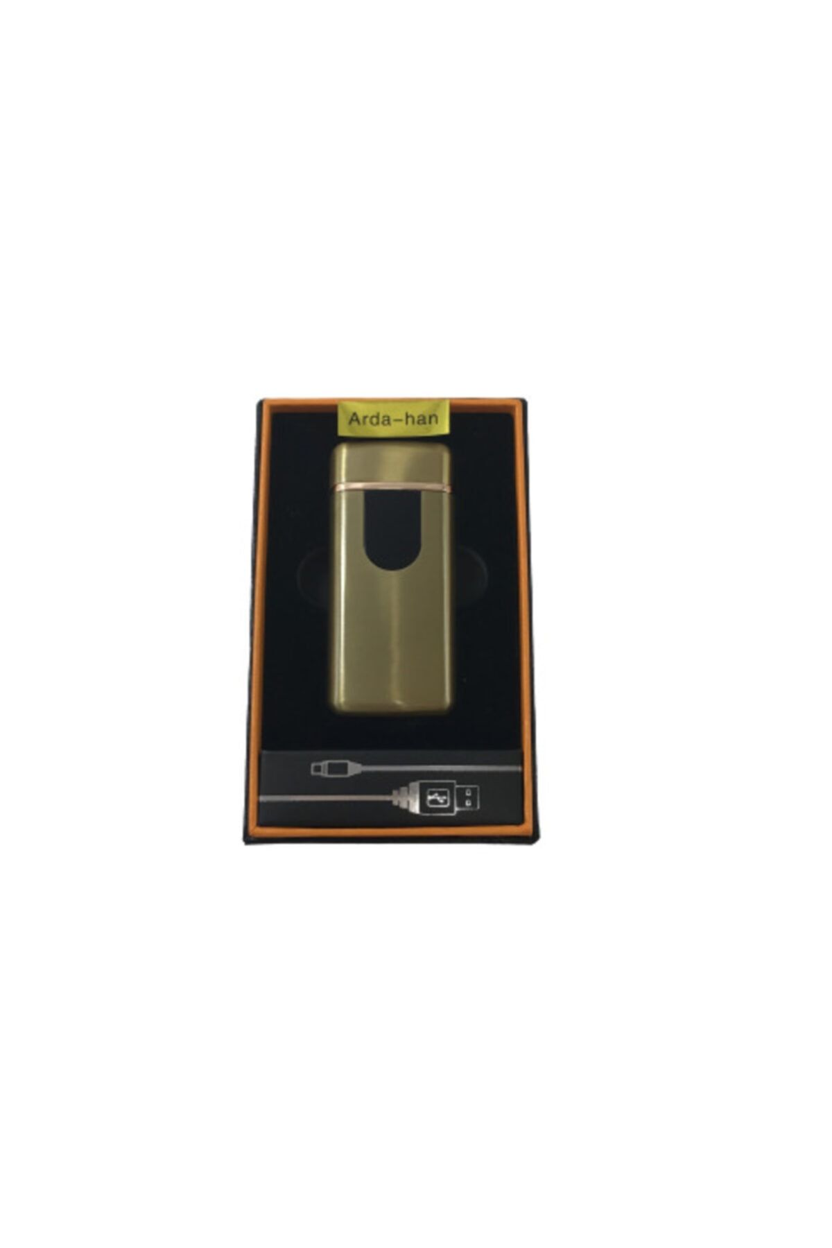 Elektronik Alevsiz Çakmak Usb Şarjlı Dokunmatik Led Ekran - 2