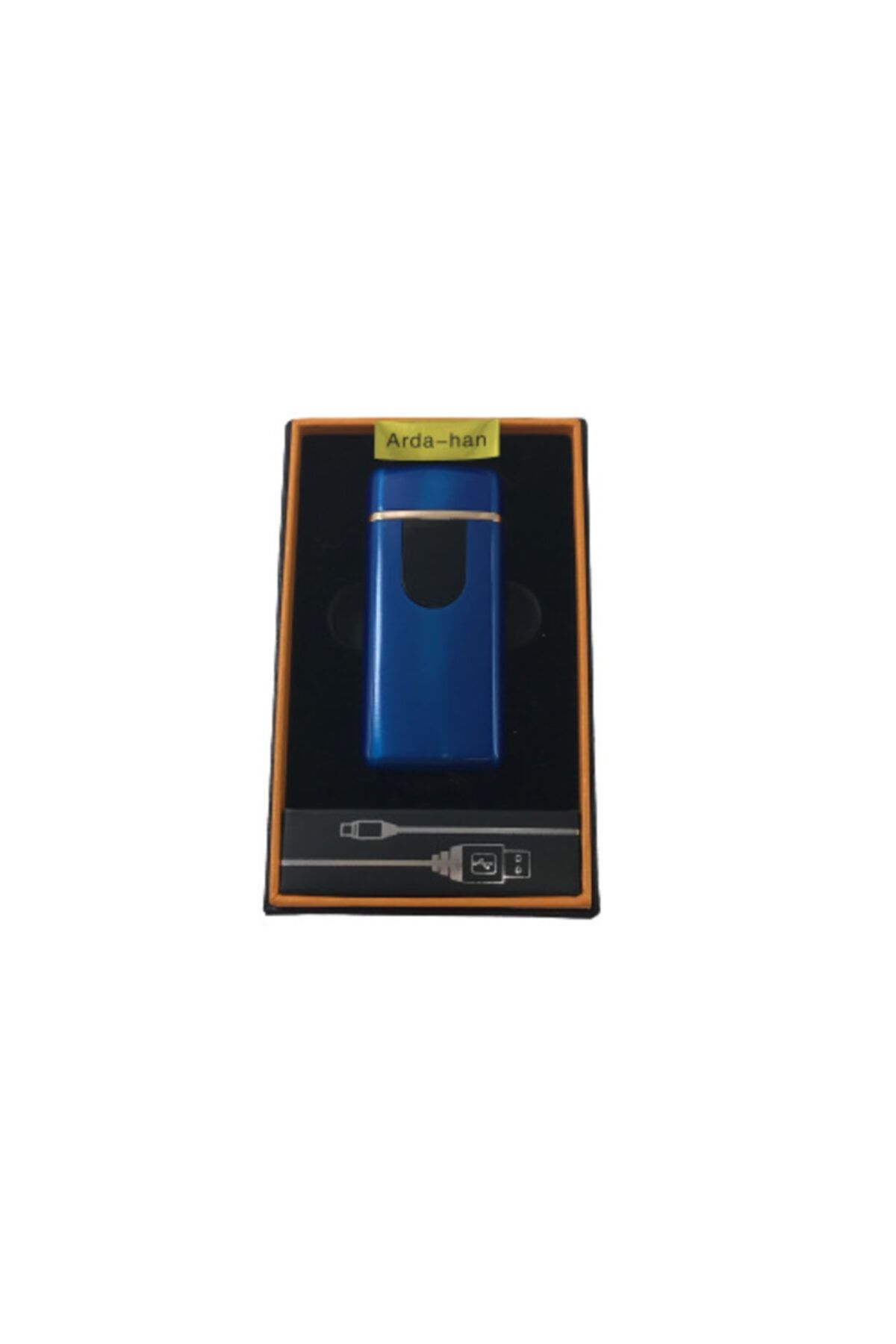 Elektronik Alevsiz Çakmak Usb Şarjlı Dokunmatik Led Ekran - 2