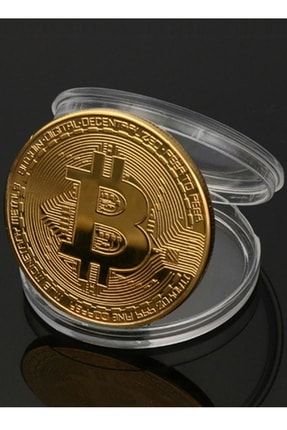 Bitcoin Madeni Hediyelik Coin Sanal Para MBBNMHCSP