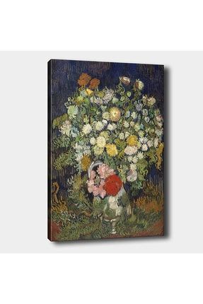 Vincent Van Gogh 1890 Vazoda Çiçekler Kanvas Tablo 180 X 120 cm Sb-15738 B-15738