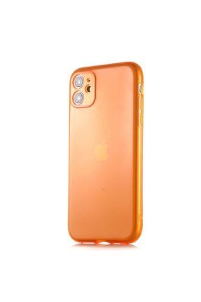 Apple Iphone 11 Kılıf Parlak Renkli Kamera Korumalı Transparan Süper Mun Silikon + Nano Cam Mun12