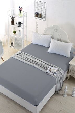 Sluupy Lastikli Fitted 140x190 Mavi Cift Kisilik Yatak Carsafi Trendyol
