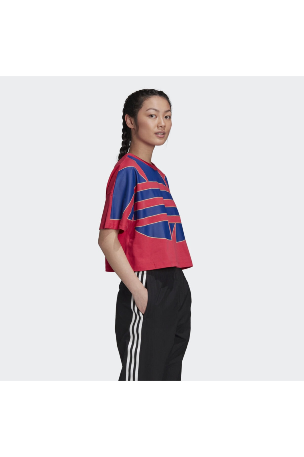 adidas Adicolor Large Logo Kadın Kırmızı Tişört (gd2269) Fiyatı, Yorumları  - TRENDYOL