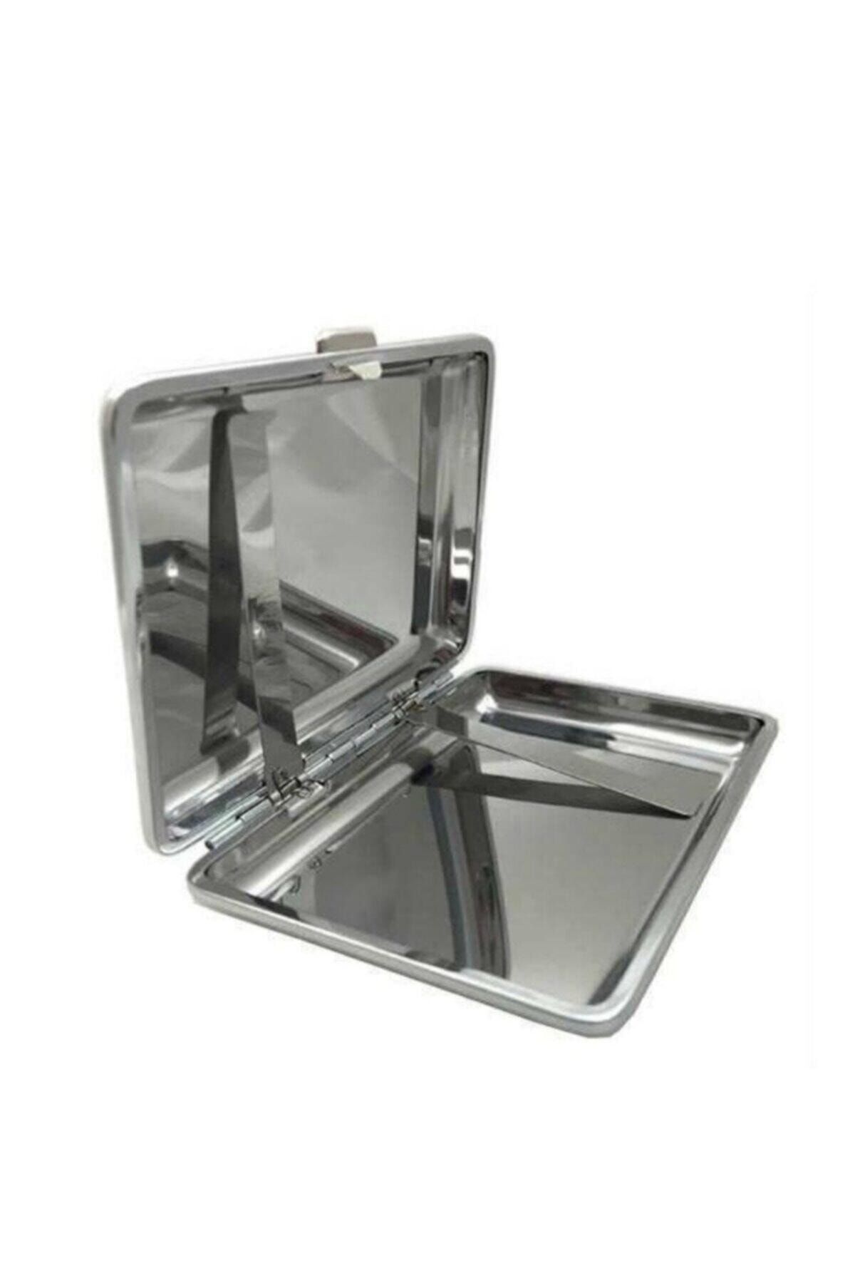 Metal Tabaka Kutulu Clipper Çakmak Set - 2
