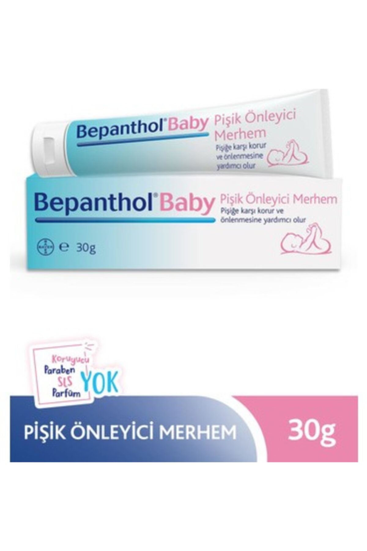 کرم و روغن بچه پسرانه دخترانه بچگانه پماد برای نوزادان جلوگیری از بثورات 30 گرم Bepanthol
