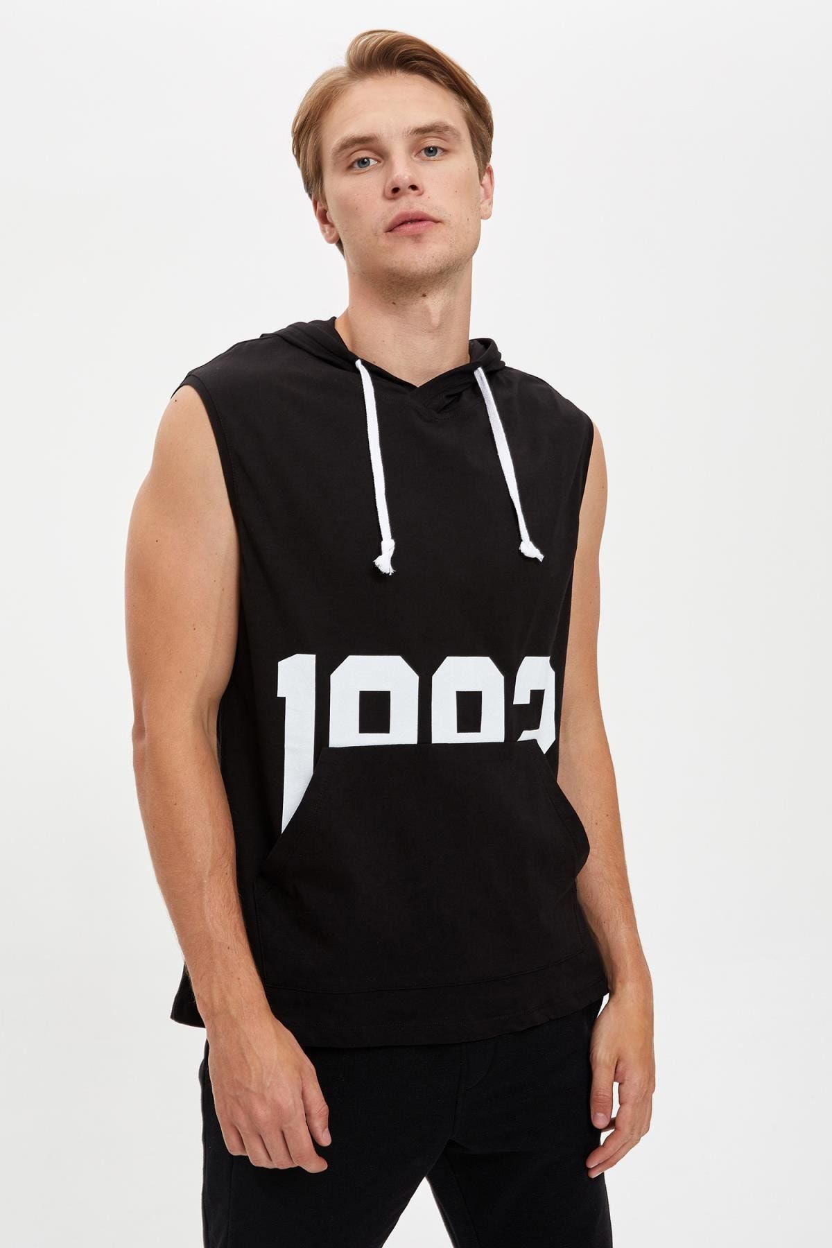 Koton Erkek Siyah Kolsuz Sweatshirt 0yam12135nk Trendyol