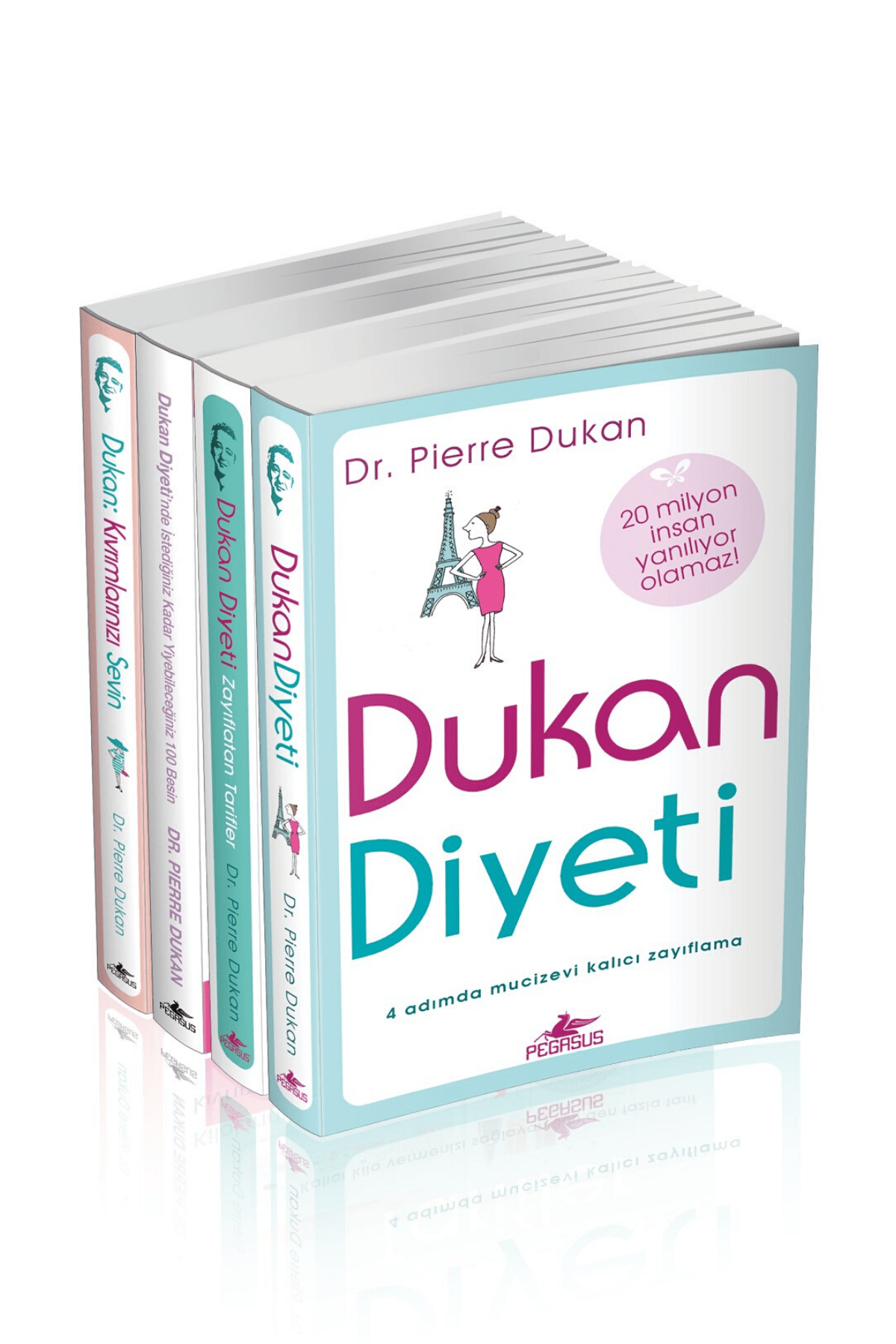 Pegasus Yayinlari Dukan Diyeti Takim Set 4 Kitap Trendyol