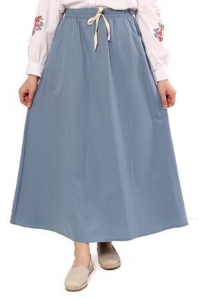 Moda Gulay Piliseli Duz Etek Trendyol