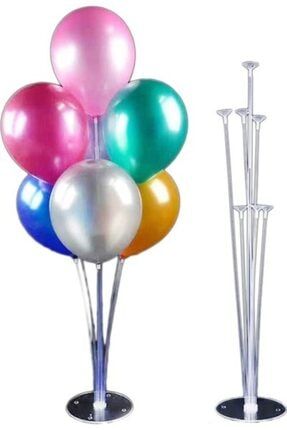 Balon Standı 7 Çubuklu 75 cm Metalik Balon Hediyeli BLN01
