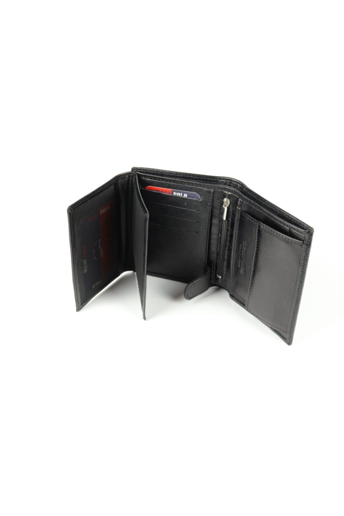 کمربند مردانه مشکی Westpolo | west2 اورجینال - تصویر 5