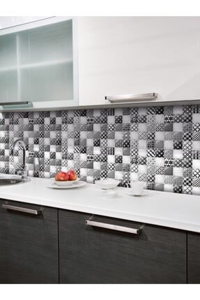 Mcm Mutfak Tezgah Arasi Seramik Granit Dekor Mozaik Bordo Gumus Trendyol
