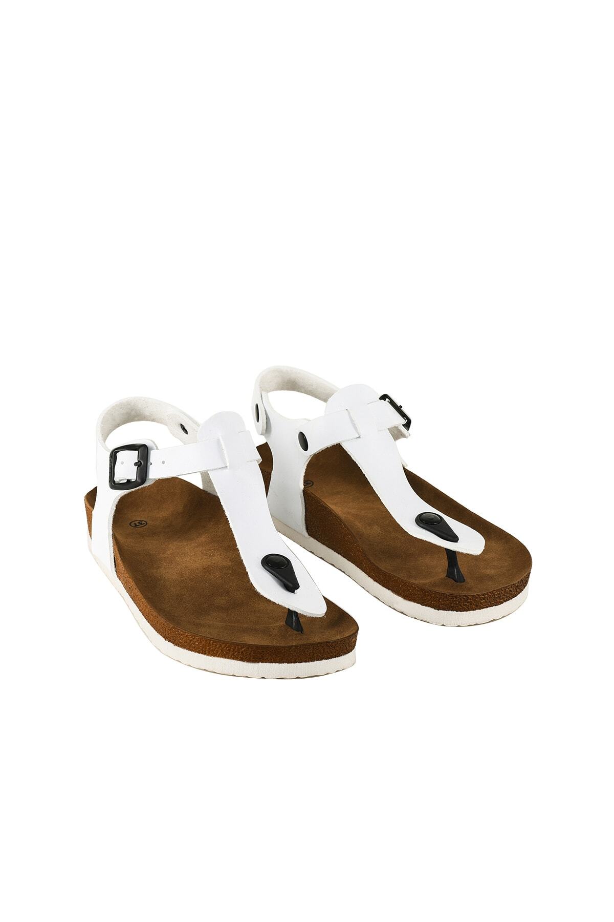 صندل زنانه سفید JustBow | MD-8JBB-051 اورجینال - تصویر 3