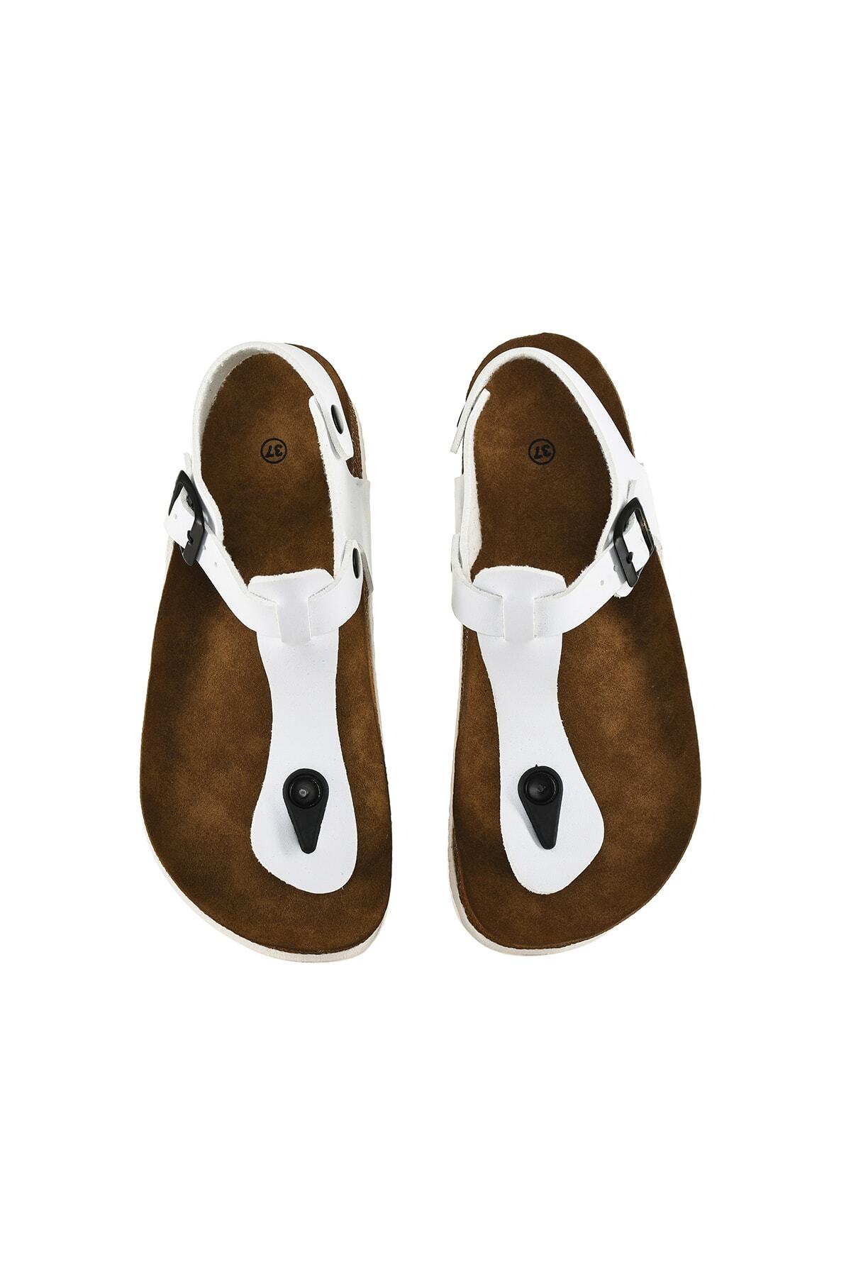 صندل زنانه سفید JustBow | MD-8JBB-051 اورجینال - تصویر 6