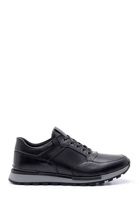 Derimod Erkek Siyah Deri Sneaker Trendyol