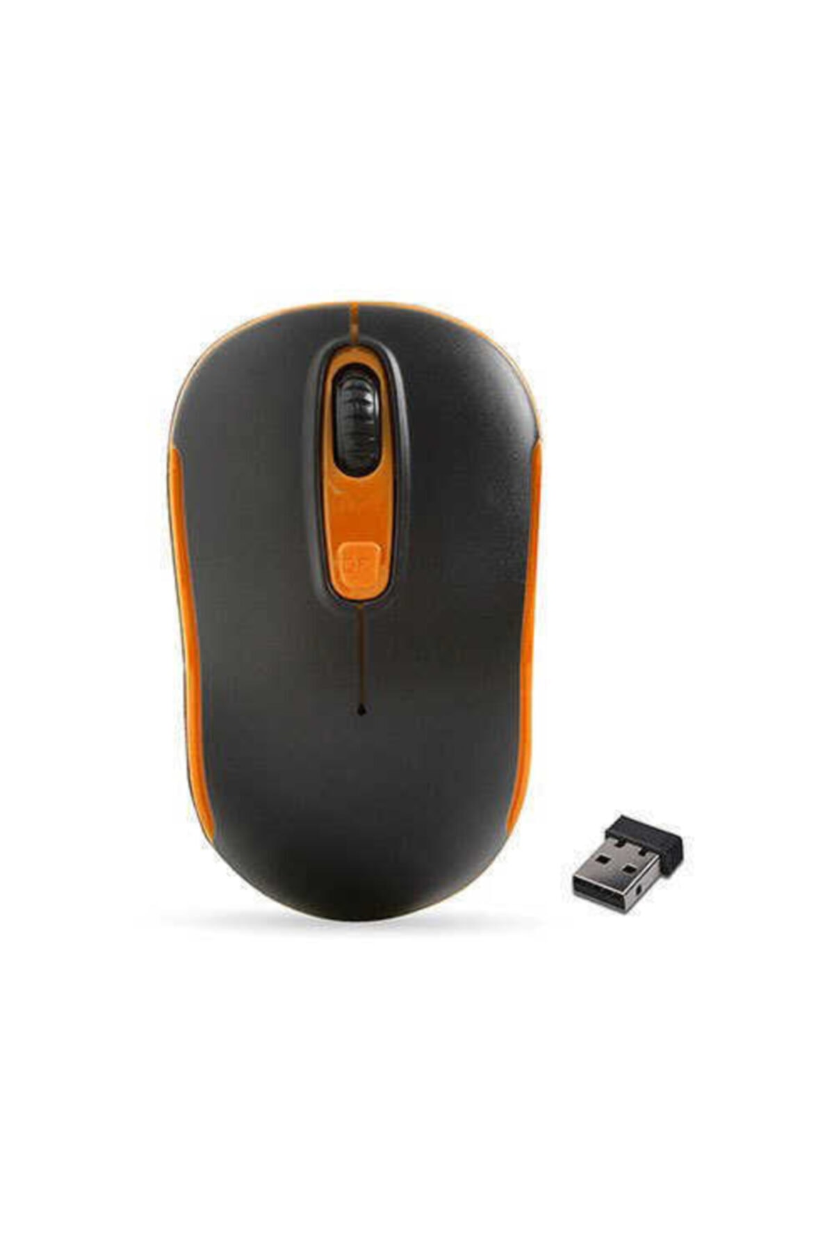 SM-804 Siyah-turuncu kablosuz mouse