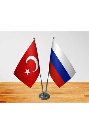 vatan bayrak masa ustu azerbaycan turkiye bayragi ikli krom direk masa bayragi seti fiyati yorumlari trendyol