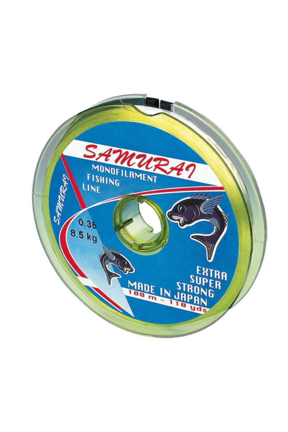 نخ ماهیگیری مردانه و زنانه استاندارد خط حلقه 0.22MM 4.4 کیلوگرم SAMURAI