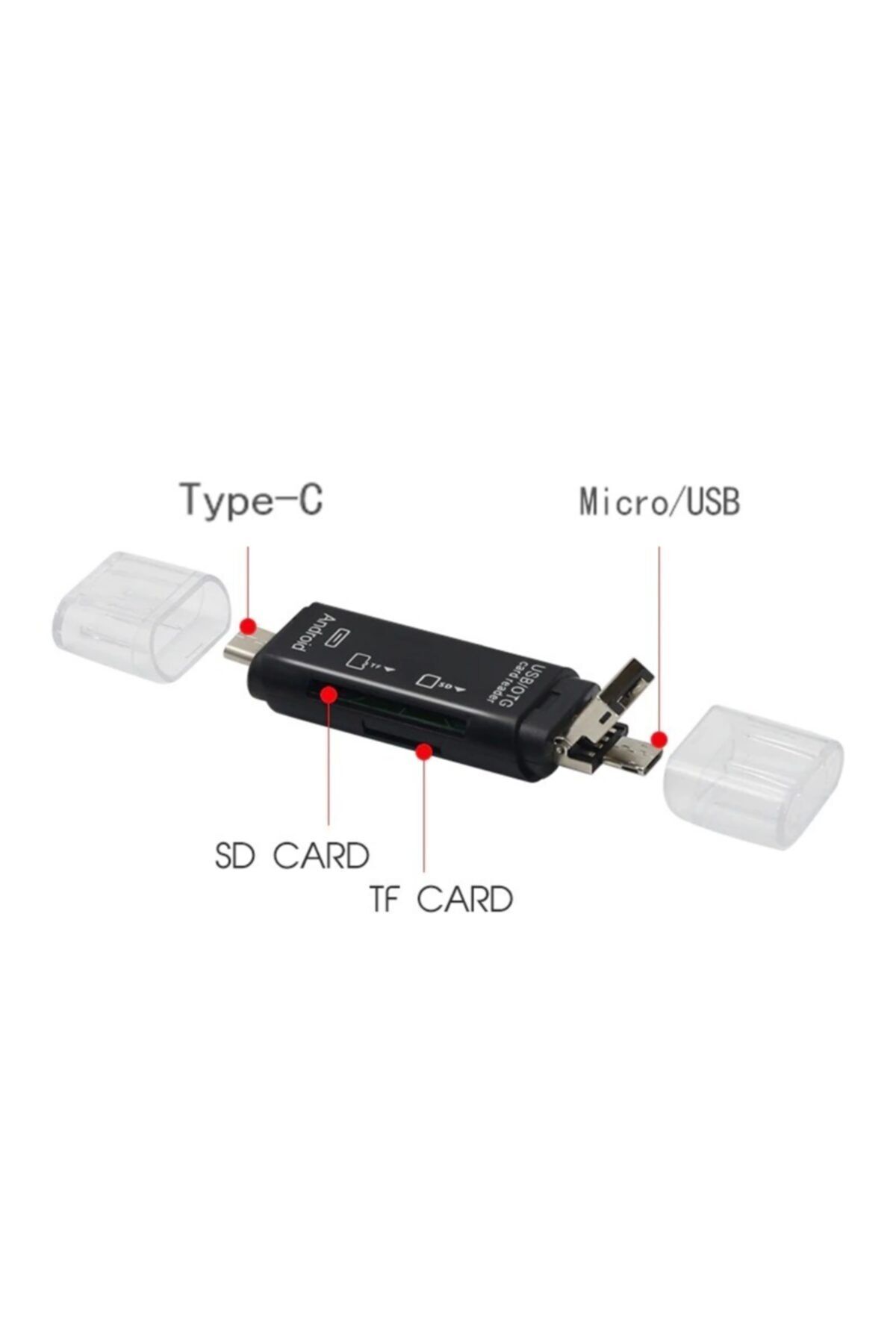 valkyrie-Otg Type C & Micro USB & USB 3in1 Card Reader Usb2.0 2