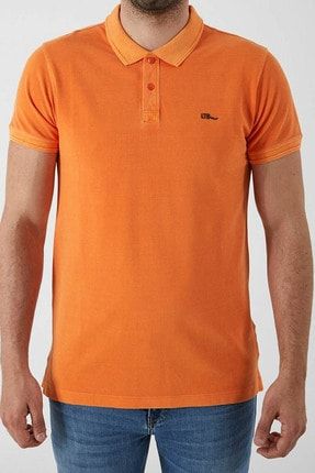 Erkek Oranj Polo Yaka T-Shirt 012208454160890000