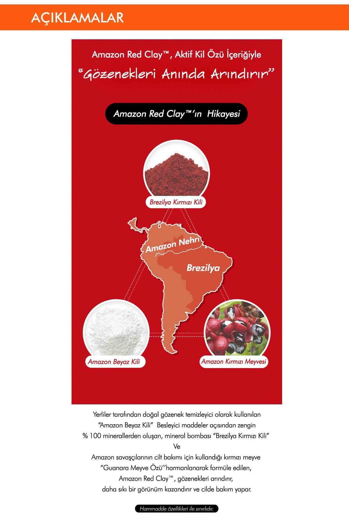 Missha Yagli Ve Gozenekli Ciltler Icin 110 Ml Amazon Red Clay Pore Mask 8809643534987 Kil Maskesi Trendyol