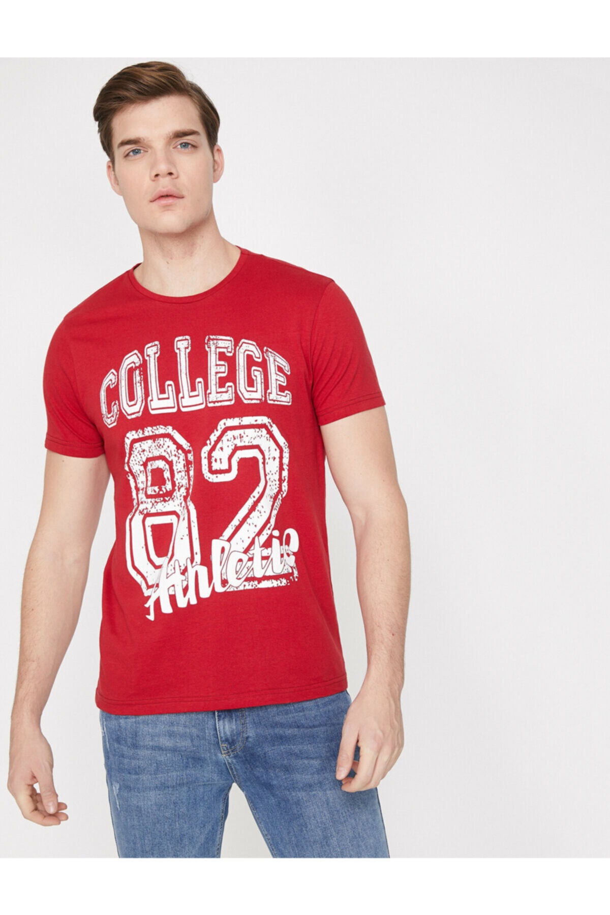 Koton T-Shirt Rot Regular Fit Fast ausverkauft