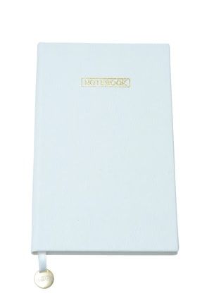 Notebook - Suni Beyaz Deri Sert Kapak 13 X 21 Defter HA42707130