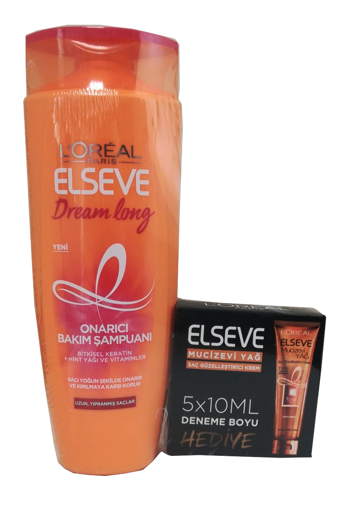 ELSEVE Dream Long Onarıcı Bakım Şampuanı + Mucizecevi Yağ Deneme Boyu Hediye