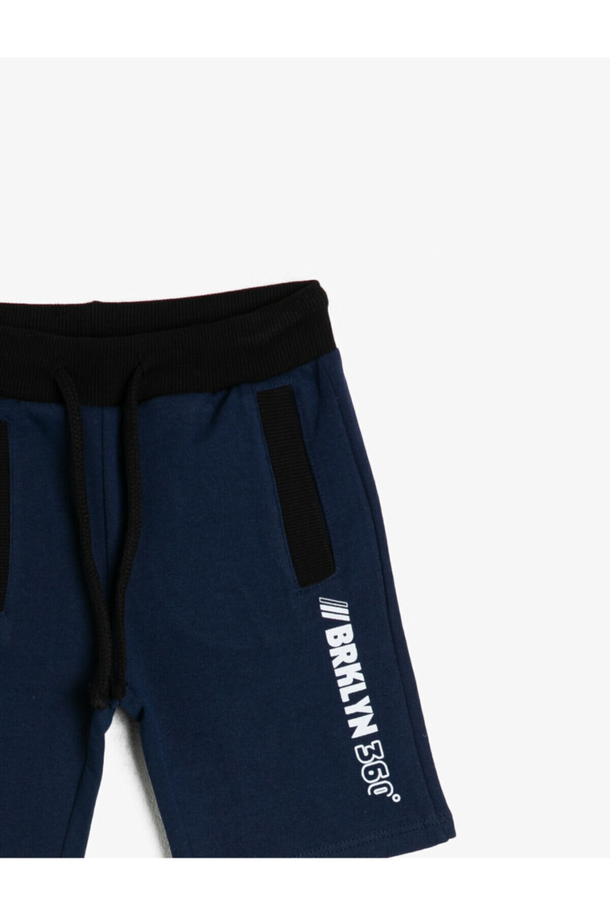 شورت و شلوارک پسرانه آبی سرمه ای کوتونKoton | 0YKB46915OK اورجینال - تصویر 3