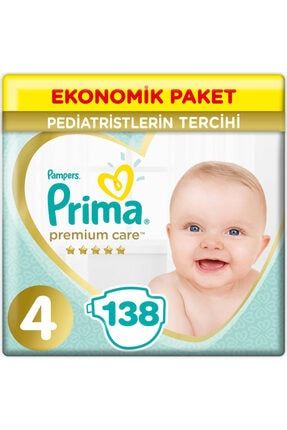 Premium Care 4 Beden Ekonomik Paket 9-14 Kg (3*46) 138 Adet hb0038001841742397