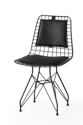 Siyah Tel Sandalye ÜSN0012